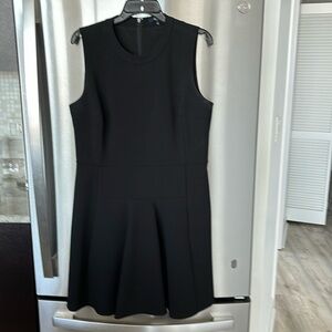 Madewell Fit and flare black dress! Size 12. Super flattering!